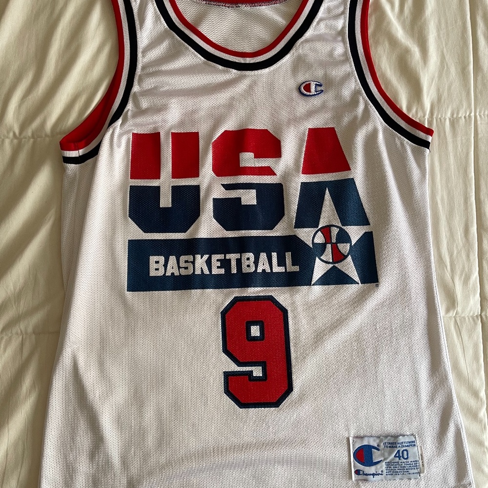 1992 USA TEAM JERSEY #9 JORDAN
